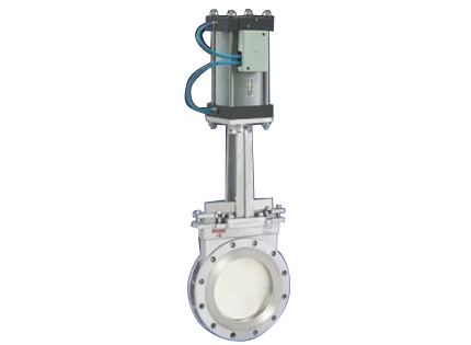 氣動(dòng)對夾式刀型閘閥